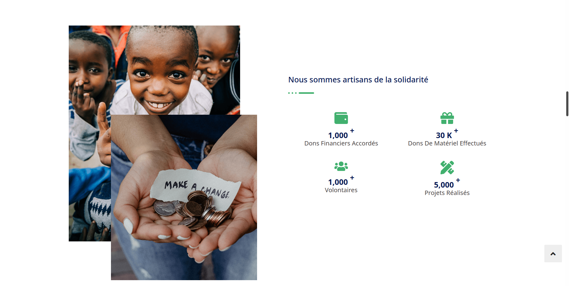 Aperçu du site Nkongsamba Peguanto, client TRAFIQ